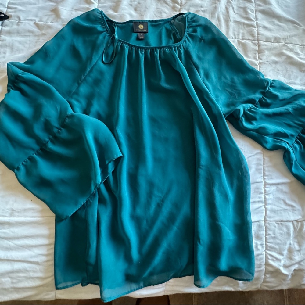 Teal Tunic Top
